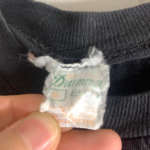 vintage 80’s ERIC CLAPTON Portrait Guitar Solo single stitch graphic tee shirt M - Picture 5 of 6